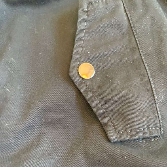 Women's Black Utility Jacket - Picture 9 of 13